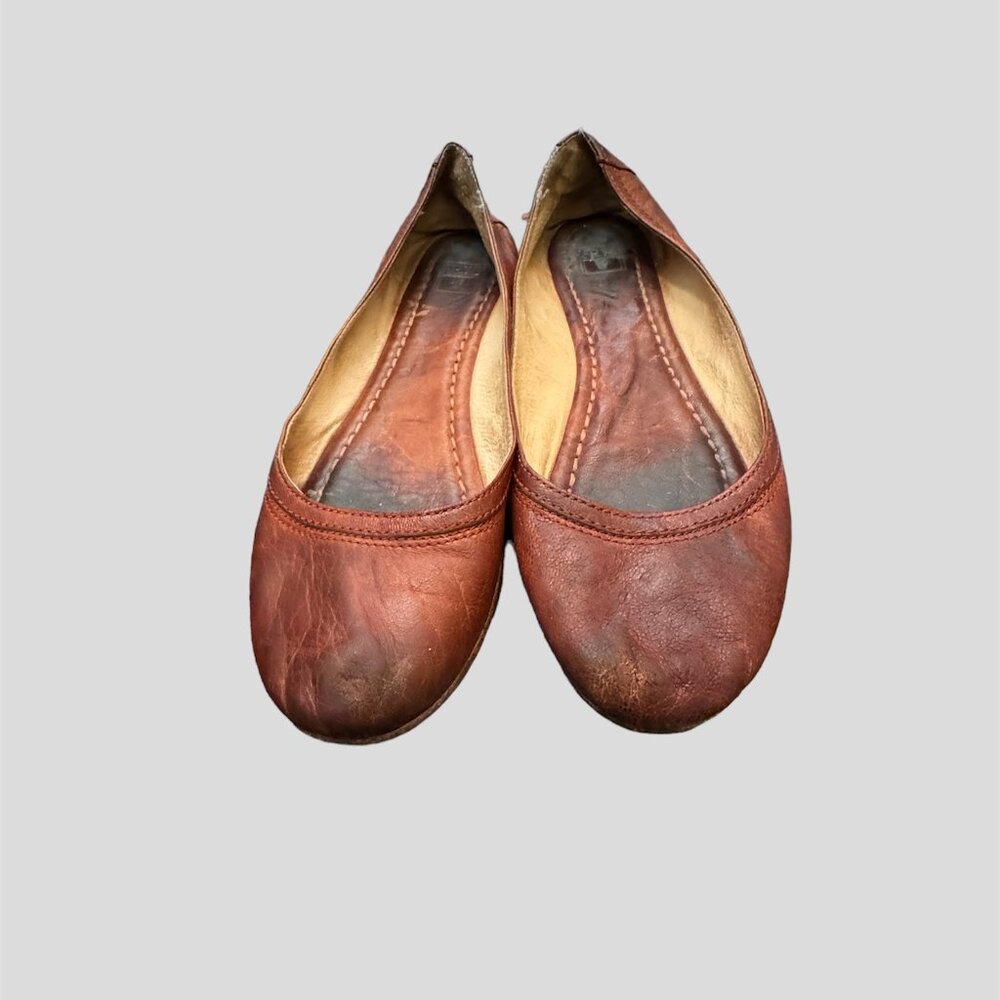 Frye Carson ballet flats tan size 7.5